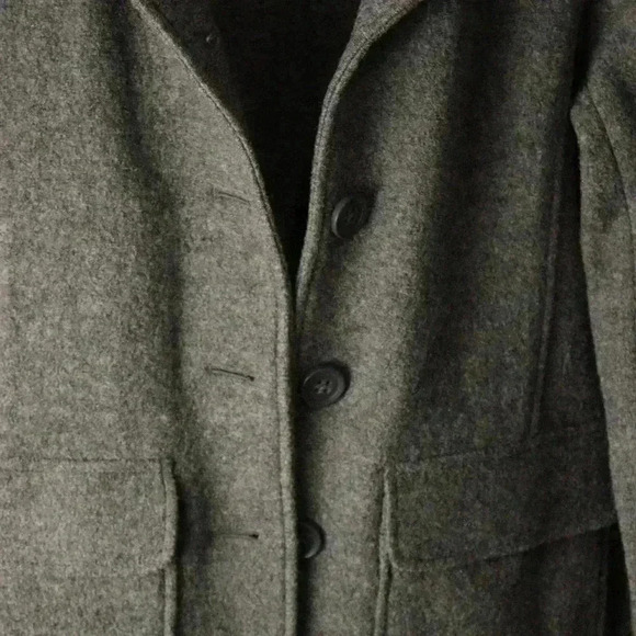 LL Bean Bellandi fabric made in Italy jacket women size L (PET)  100% wool - Picture 5 of 16